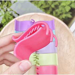 Kẹp Tóc Càng Cua 3 Răng, 5 Răng [  TẶNG 1 CÁI MÀU NGẪU NHIÊN]