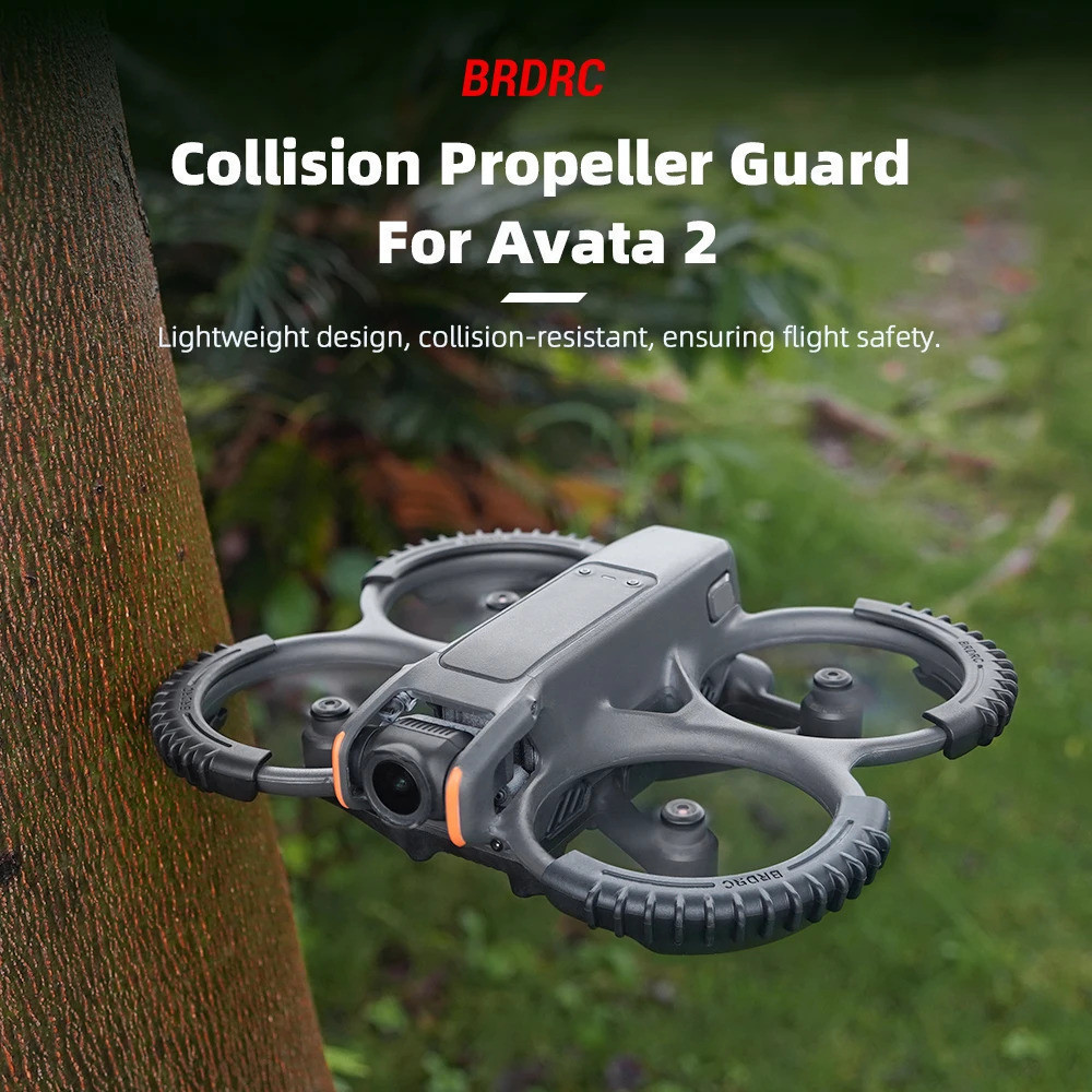 BRDRC Thích Hợp Cho DJI AVATA 2 Cánh Quạt Chống Va Chạm Vòng AVATA 2 Lưỡi Bảo Vệ Vòng Bảo Vệ Phụ Kiệ