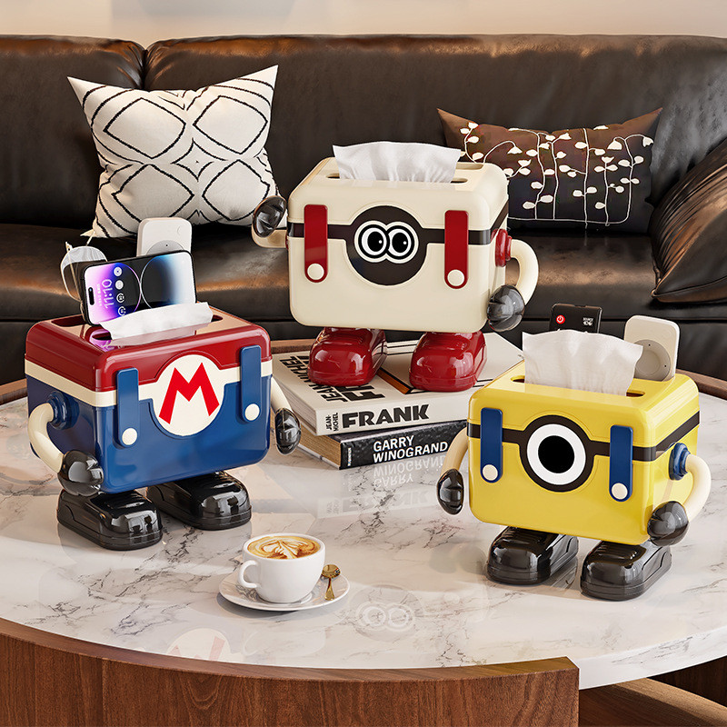 Preferred#Dopamine tissue box, home creative decoration, tissue box for bedroom and living room, mul