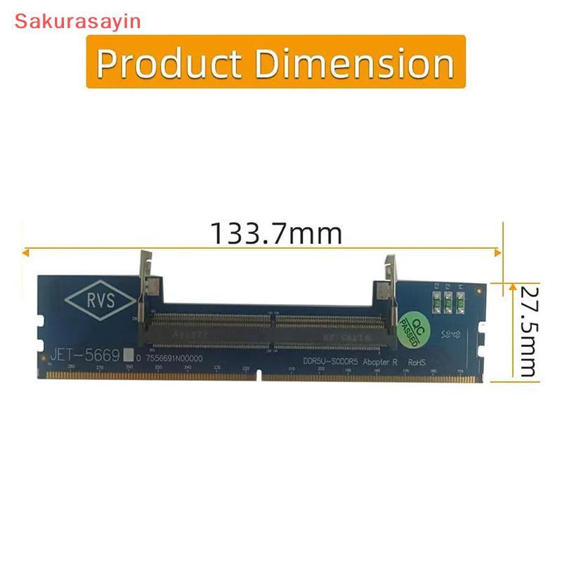 {Sakurasayin} Laptop DDR5 RAM Sang Máy Tính Để Bàn DDR5 U-DIMM Adapter Bảo Vệ Thẻ Nhớ Bộ Chuyển Đổi 