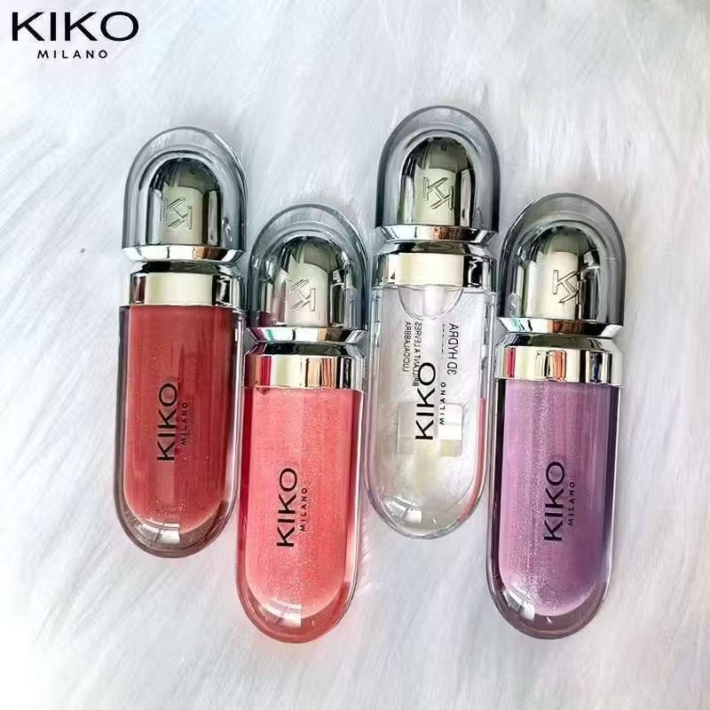 KIKO 3D Lip Gloss Mirror Dưỡng ẩm, Sơn mài ánh sáng nước mờ