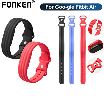 Fonken Mềm Thoáng Khí Dây Đeo Tay Thay Thế Dây Đeo Thể Thao Phù Hợp Với Dây Silicon Cho Google Fitbit Air