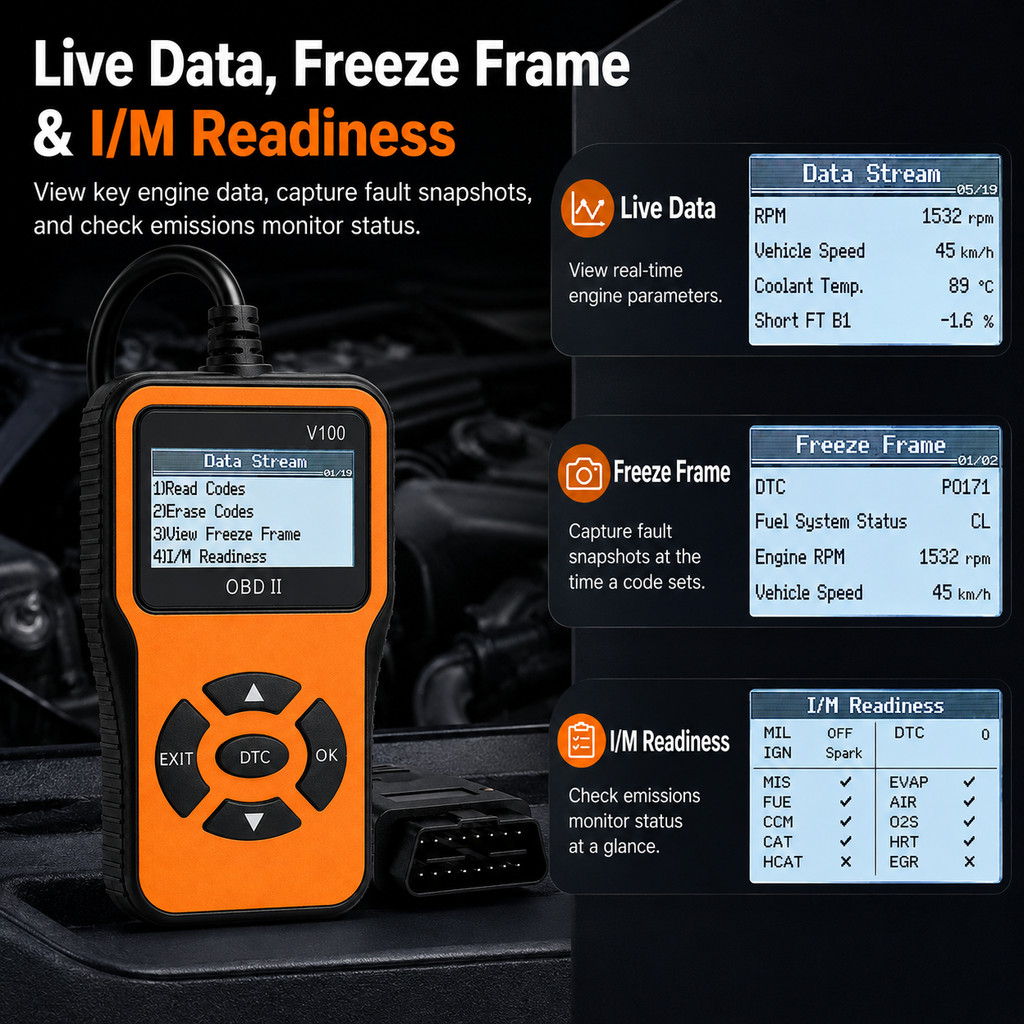 Universal ‐ Obd2 ‐ Scanner ‐ And ‐ Code ‐ Reader ‐ Portable ‐ Auto ‐ Diagnostic ‐ Tool ‐ For ‐ Car ‐