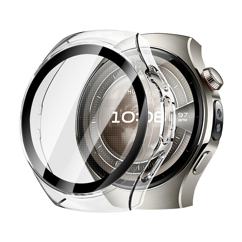 Vỏ PC Cứng Kính Cho Huawei Watch 5 46mm 42mm Vỏ Bảo Vệ Màn Hình Toàn Diện Ốp Lưng Cho Huawei Watch 5