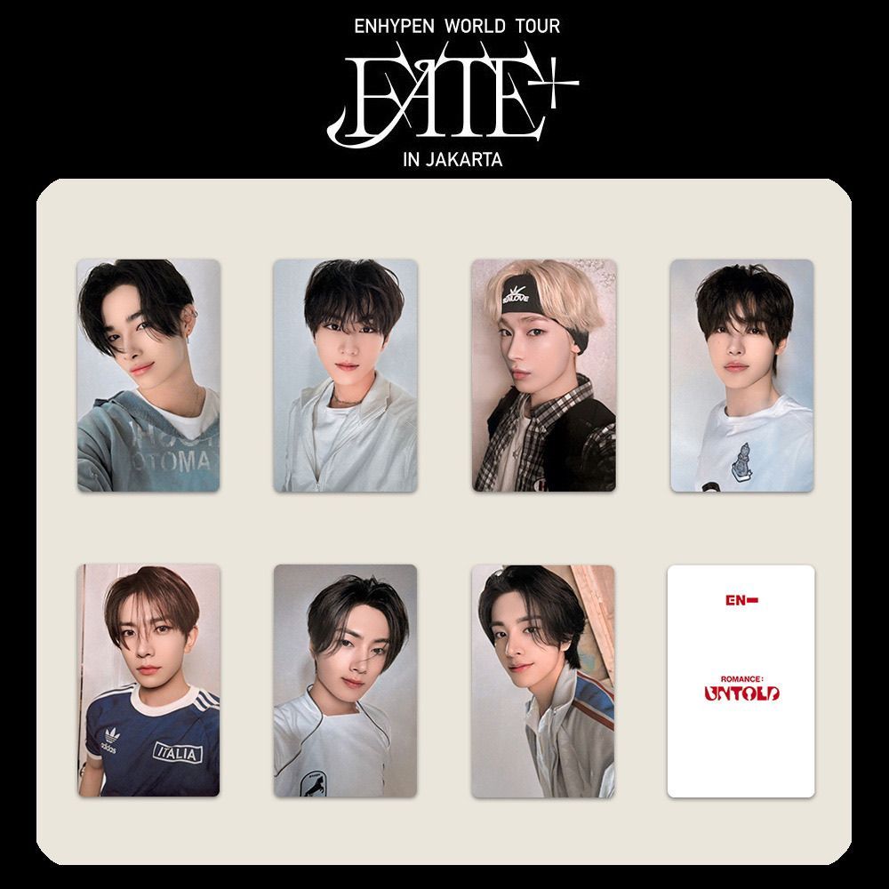 ENHYPEN ROMANCE UNTOLD Photocard JAKARTA JAKARTA Chu Châu Thường Ngày Dòng Thứ Hai Photocard