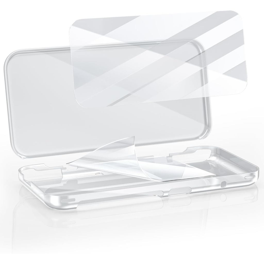 Ốp Bảo Vệ Trong Suốt Cho 2DS XL Mới – Vỏ Cứng PC Chia Có Bộ Bảo Vệ & Lắp Đặt Màn Hình Kép – Vỏ Hai M
