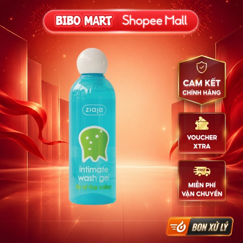 [MALL] Dung dịch vệ sinh phụ nữ Ziaja Intimate vỏ sồi 200ml - Chính hãng Bibomart