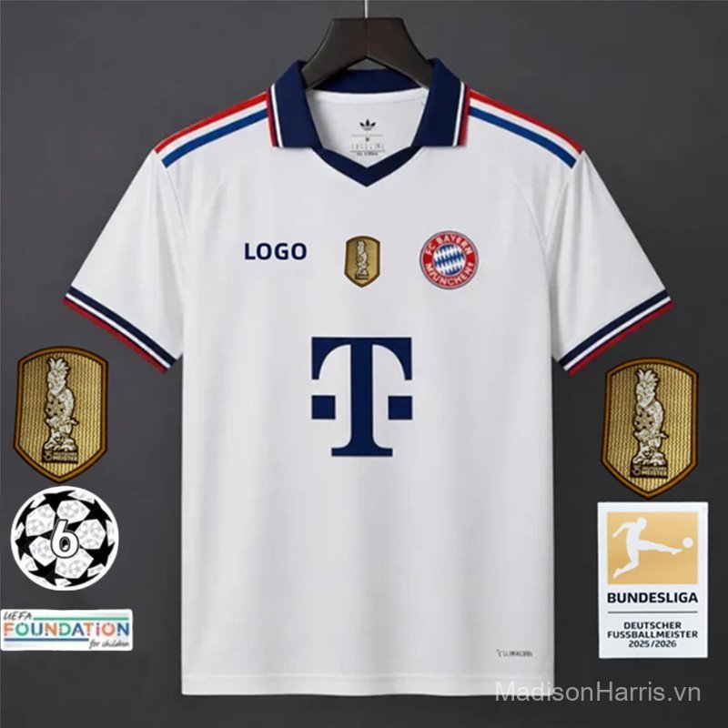 Áo thun nam ngắn tay sân khách Bayern Munich 2026
