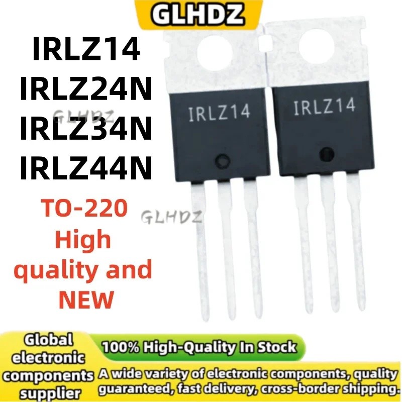 TO-220 5UNITS / LOT IRLZ14 IRLZ24N IRLZ34N IRLZ44N MỚI Trong kho