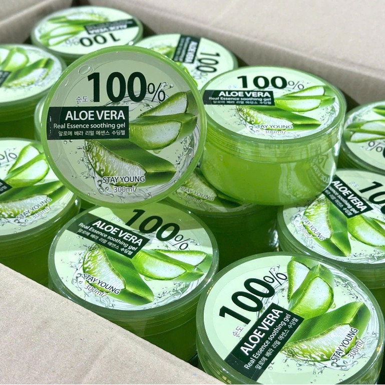 Gel Dưỡng Da Cấp Ẩm Lô Hội Nha Đam Stay Young 300ml Hàn Quốc Dưỡng Ẩm Và Làm Dịu Da - gl 77