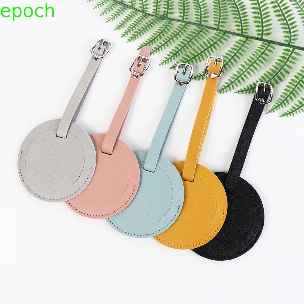 EPOCH Máy Bay Vali Thẻ Mềm Unisex Túi Xách Nhãn Ngày Lễ Du Lịch Tròn Thẻ Hành Lý Vali Địa Chỉ Phụ Ki