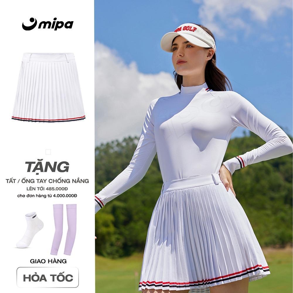 Chân váy golf xếp ly MIPA thời trang Golf Pickleball Tennis thời thượng trendy chống tia UV Elisa Sk