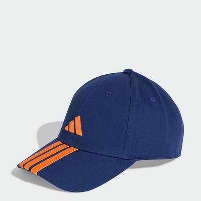 adidas Phong cách sống Mũ Bóng Chày Logo Mới 3 Sọc Unisex Màu xanh da trời KE5877