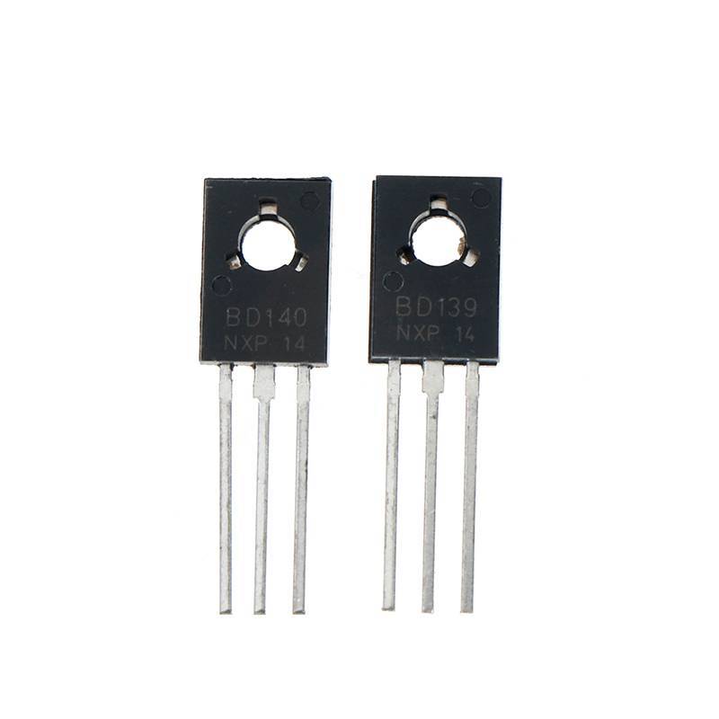 Any2Get5% tắt 20 Cái BD139 BD140 (BD140 10 Cái + BD139 10 Cái) Bóng bán dẫn điện TO-126