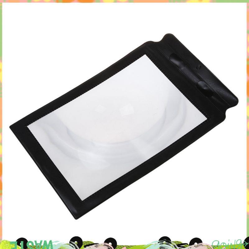 A4 Full Page 3x Tấm Kính Phóng Đại Lớn Sách Hỗ Trợ Đọc Sách