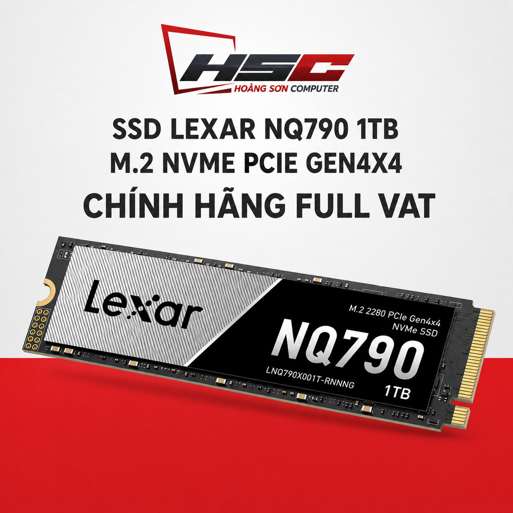 SSD Lexar NQ790 M.2 2280 PCIe Gen4x4 NVMe 1TB (LNQ790X001T-RNNNG) - HÀNG NEW CHÍNH HÃNG FULL VAT