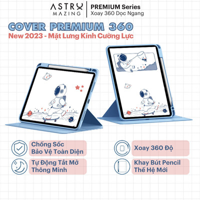 [SVIP-DIY3 Xoay 360] Bao da DIY D03 cover 360 iPad AstroMazing xoay 360 độ chống sốc cho Pro 11 Air 4 5 Gen 8 9