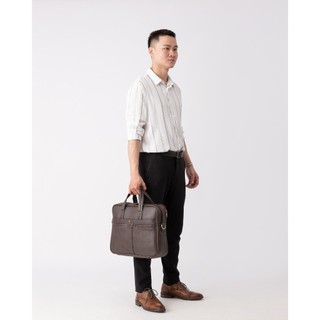 Cặp Công Sở Lata (Thời trang nam basic đựng laptop 14 inch - Cặp da CA34)