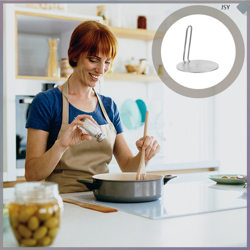 💍 1Bộ Induction Plate Inox Màu Bạc Lan Tỏa Nhiệt Đều Bếp Gas Và Từ