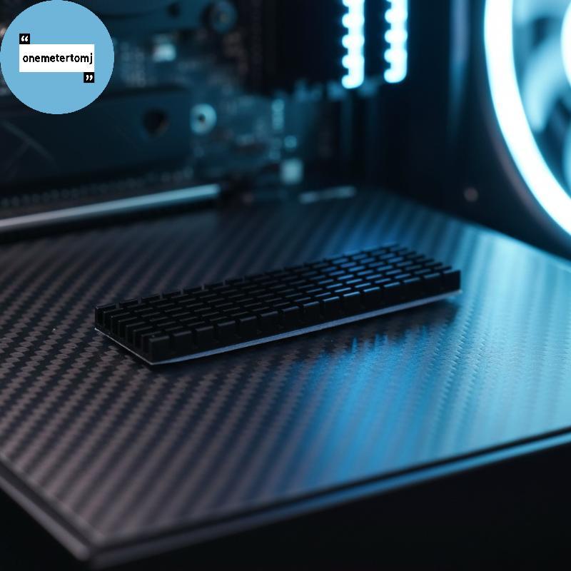 Onemetertomj Nhôm Tản Nhiệt Qui Tản Nhiệt Bộ Băng Nhiệt Cho RAM Chip LED SSD Mini PC Build EN