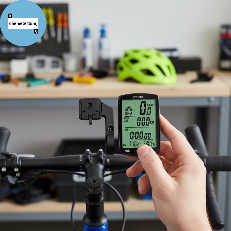 Onemetertomj GPS Xe Đạp Đồng Hồ Tốc Độ Xe Đạp GPS Đồng Hồ Tốc Độ Chống Nước 2.4 Inch Xe Đạp Đồng Hồ 