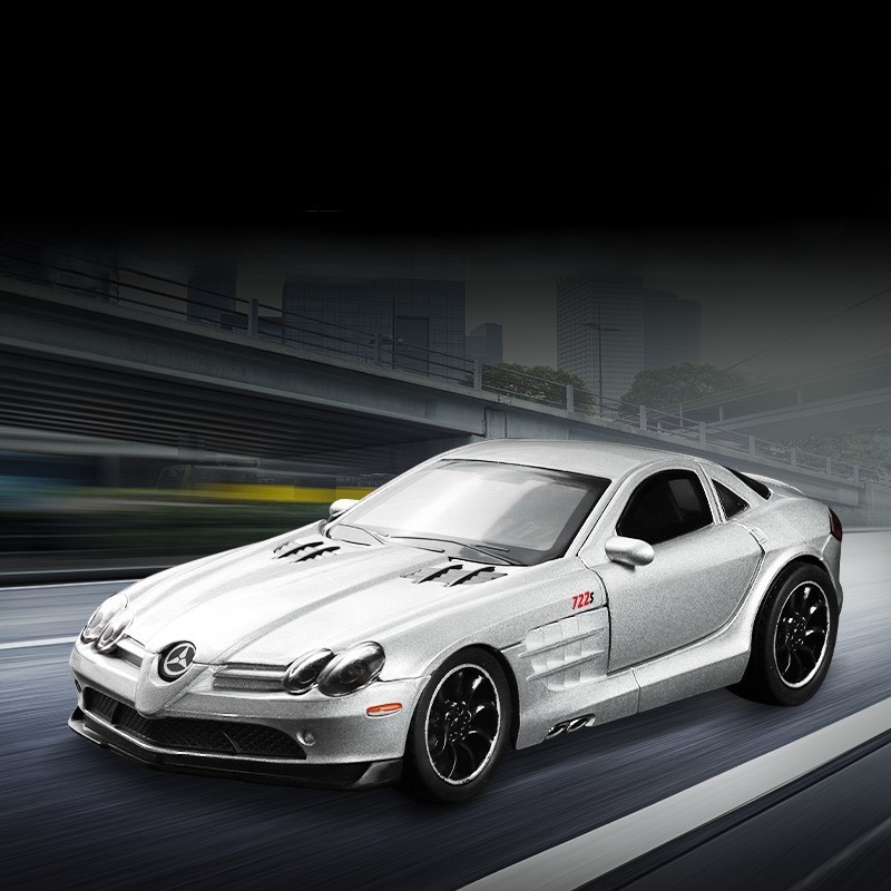 1: 32 Mercedes-Benz SLR 722S Xe Mô Hình Mô Phỏng Hợp Kim Xe Thể Thao Xe Ô Tô Bộ Sưu Tập Mô Hình Đồ T