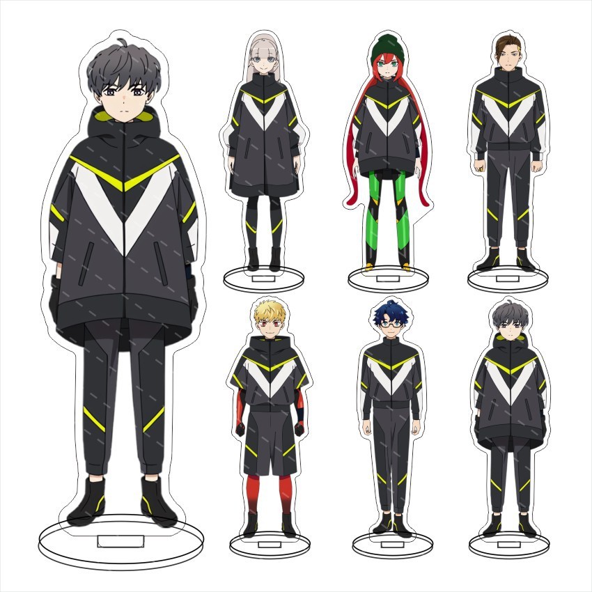 Anime MEBIUS DUST Character Standee Biển báo đứng Hàng hóa Giá đỡ Acrylic