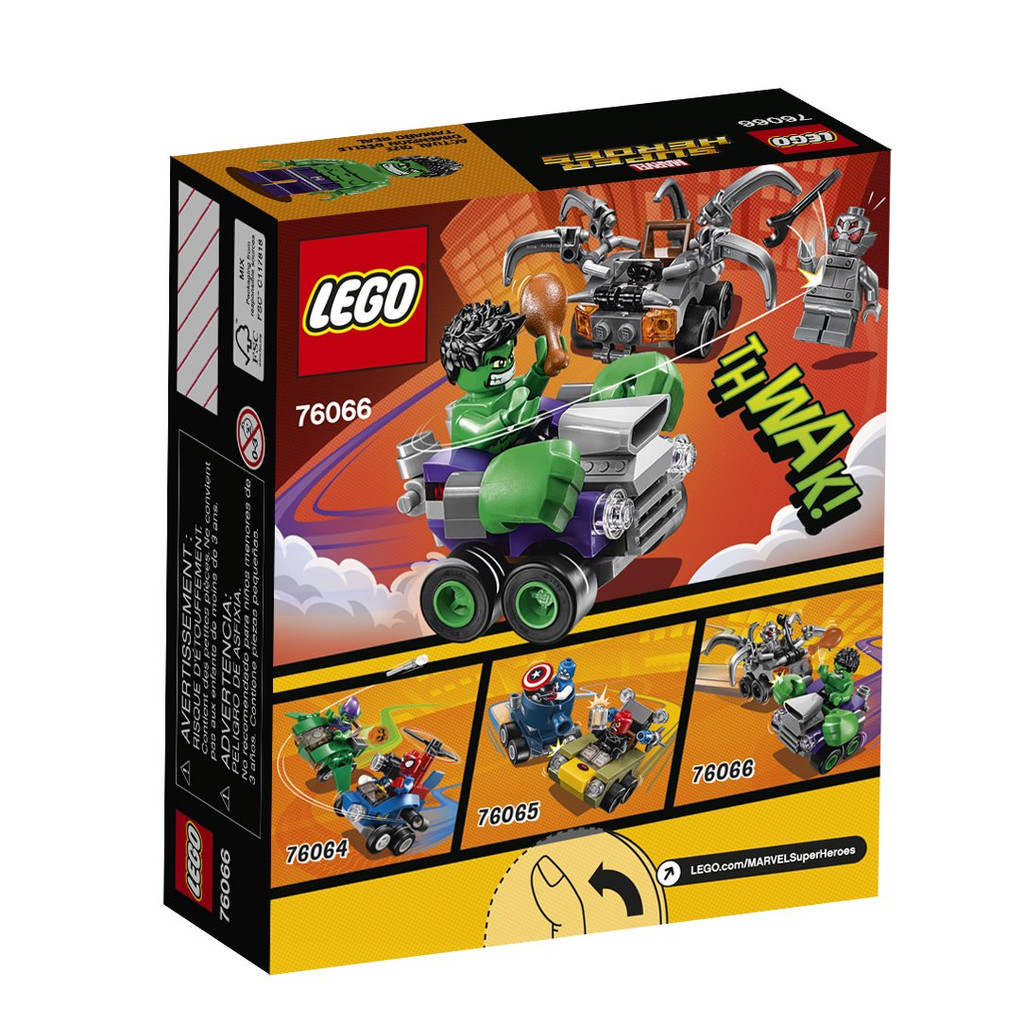 LEGO MARVEL 76066 Đồ Chơi Lắp Ráp Người Khổng Lồ Xanh Đại Chiến Ultron