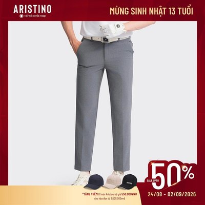 Quần âu Nam Aristino Golf chất liệu poly chống mài mòn giữ phom dành cho golfer ATRG160Z