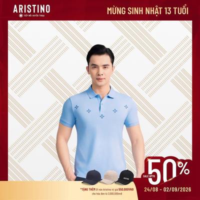 Áo Polo Nam Tay Ngắn Aristino Slim Fit APS025AS2