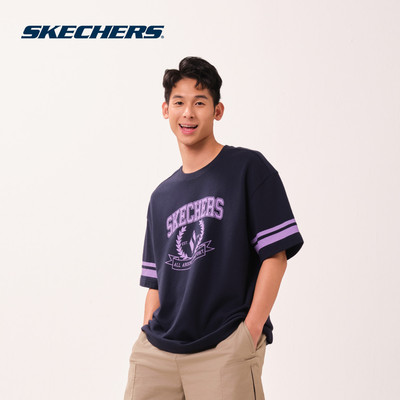 Áo Thun Tay Ngắn Nam Skechers Skechers Authentic Iconic Short Sleeve Tee - SL226M234-002Z