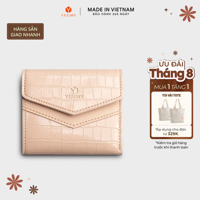 Ví Yuumy ( Thời trang nữ dáng cầm tay nhỏ gọn - Ví da Verein YV88) Bagsmart