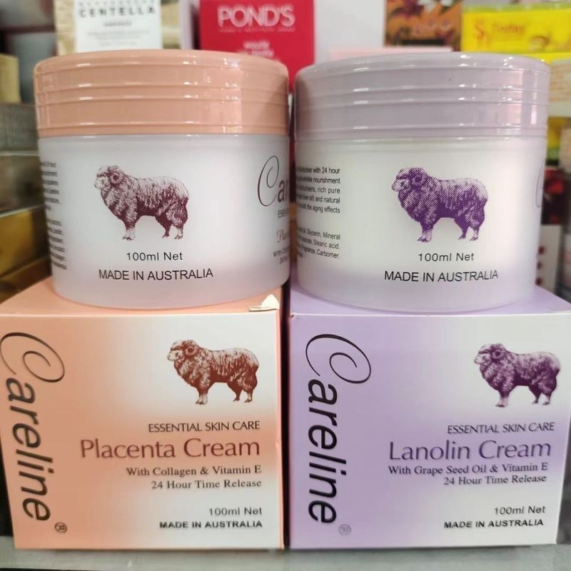 Hàng sẵn có Úc Careline Careline Hạt nho Lanolin Kem dưỡng ẩm Dưỡng ẩm lâu trôi Dưỡng ẩm / Hna8.30