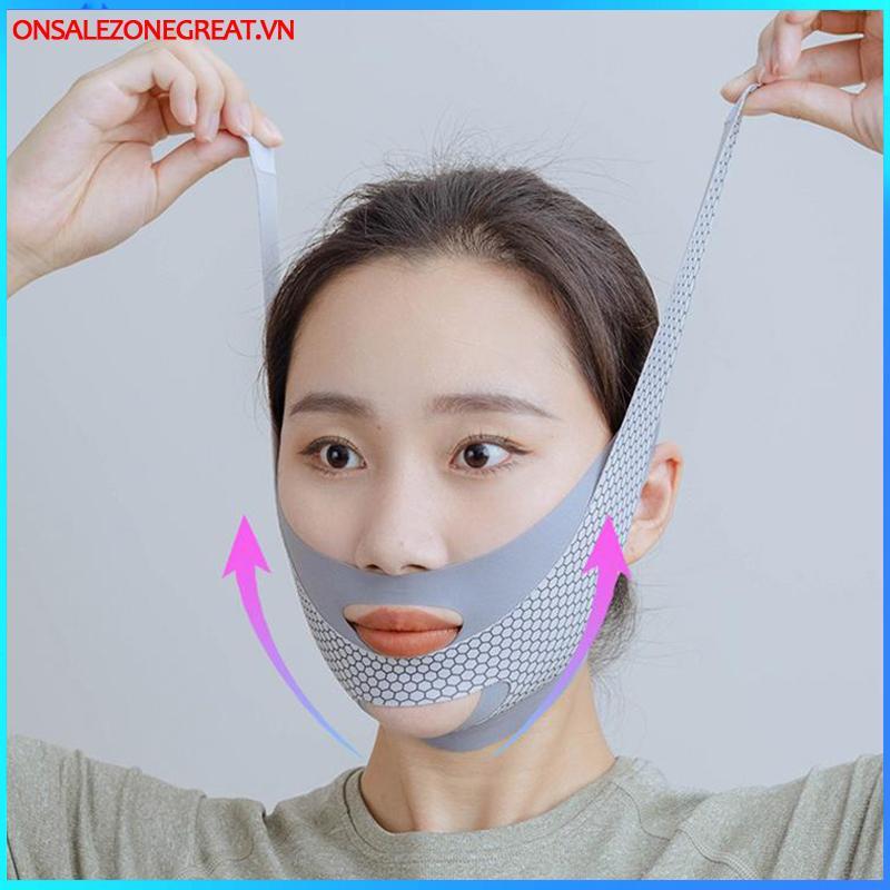 Ons Face-Lift With Sleep Face V Shaper Facial Slimming Bandage Relaxing Shape Lift Giảm Double Chin 
