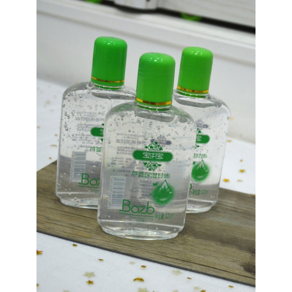 Baozhongbao Sản phẩm nội địa Aloe Vera Dưỡng ẩm Glycerin 120ml Dưỡng ẩm Dưỡng ẩm toàn thân Kem dưỡng