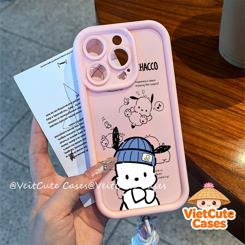Ốp Lưng Cho Oppo Mũ bảo vệ chó Pacha Doodle Case Pro A18 A58 A5 A38 A3 Pro A3 A57 A60 A16 A15 A12 A3