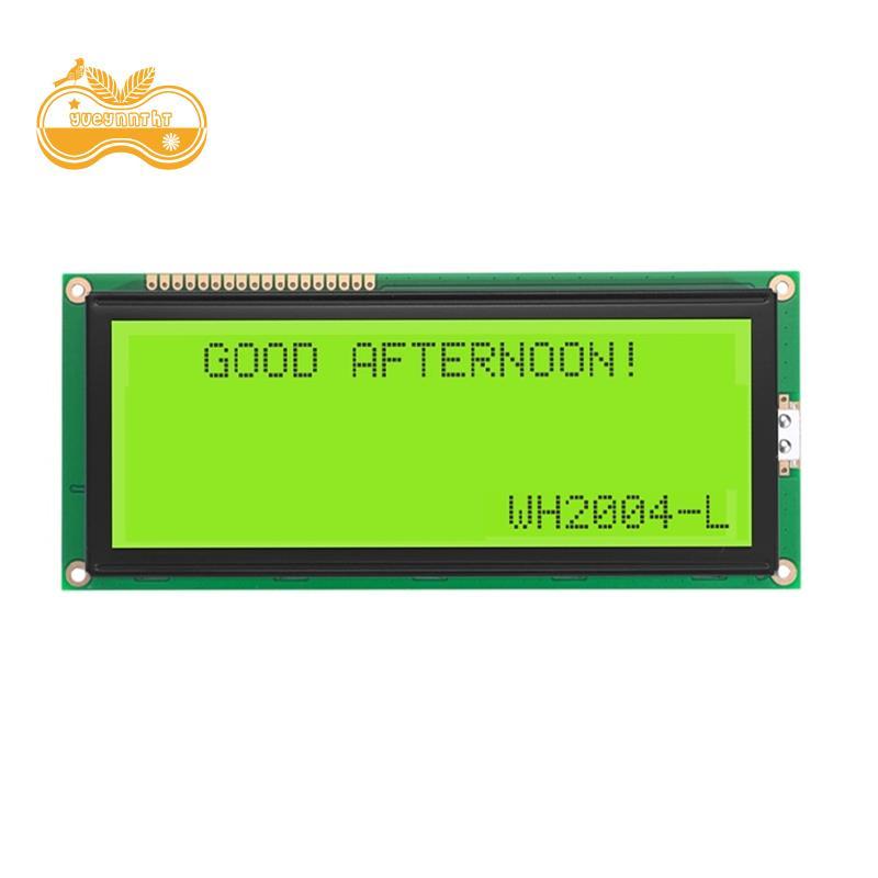 WH2004L COB 5V Màn hình LCD độ phân giải lớn màu vàng xanh lá cây 20x4 Mô-đun hiển thị LCD 20x4 Ghar