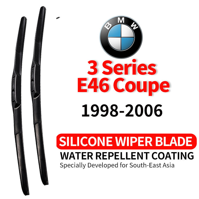 Dành cho BMW 3 Series E46 Coupe 1998-2006 Lưỡi gạt nước kính chắn gió, Lưỡi gạt nước silicon chống t