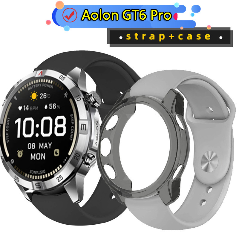 Ốp lưng Aolon GT6 Pro Bảo vệ màn hình Dây đeo Aolon GT6 Pro Dây đeo silicon cho Aolon GT6 Pro Dây đe