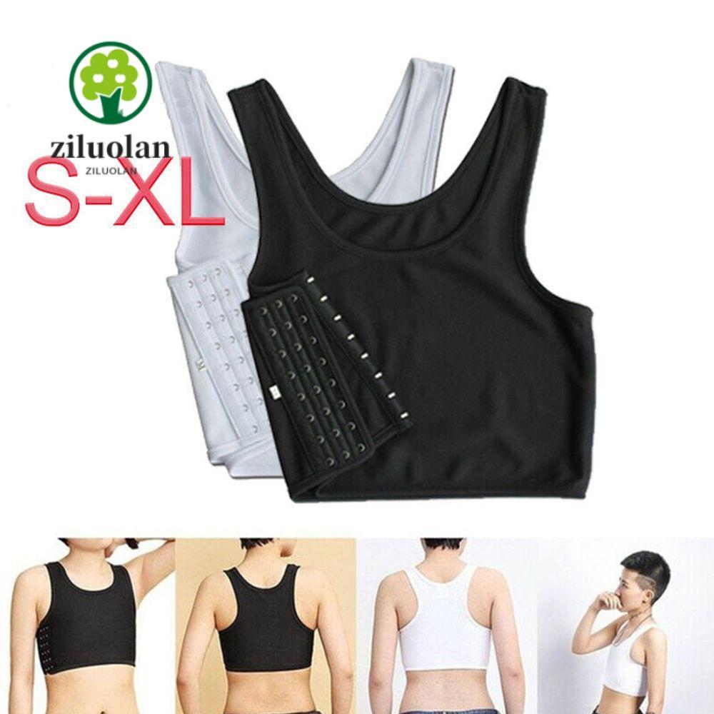 ZILUOLAN Áo Quần Lót Ngực Shaper Ngực Chất Kết Dính Đồng Tính Nữ Tomboy
