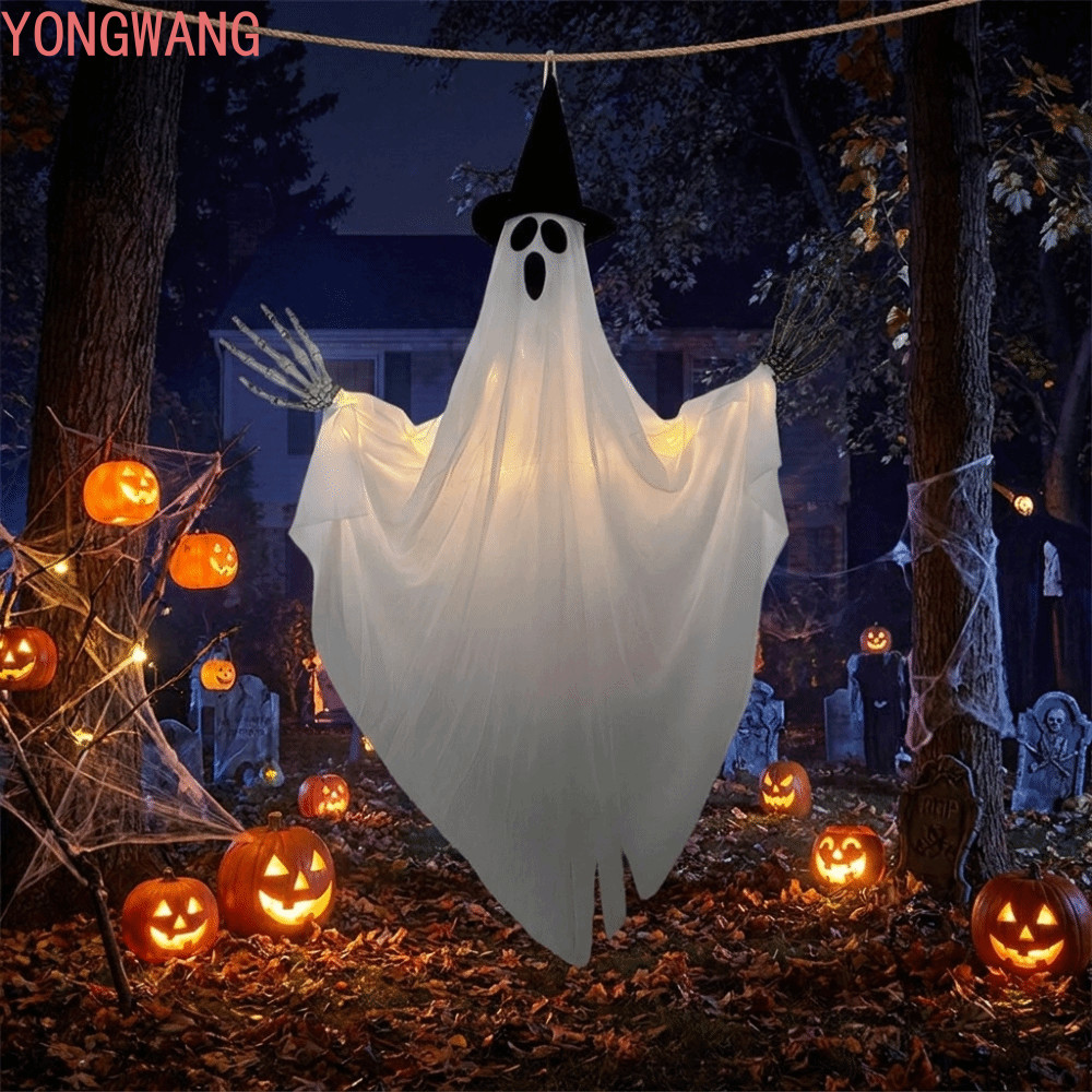 YONGWANG66ZX Phù Thủy Mũ Ma, Treo Trang Trí Mặt Dây Chuyền Ma Halloween, Đạo Cụ Phim Ma Quái Đáng Sợ
