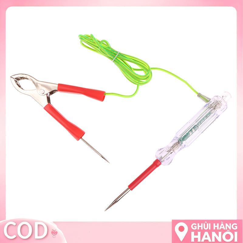 6-24V ô tô mạch Tester với Dual Đầu dò & Alligator Clips COD