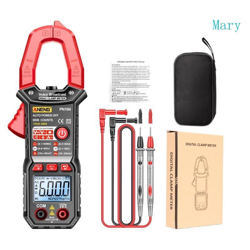 Mary Capacitance Hz Duty-Cycle Test 6000 Đếm Giọng Nói Phát Sóng Kỹ Thuật Số Kẹp Đồng Hồ