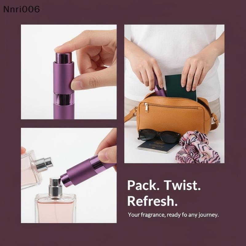[N6] Chai Cologne rỗng 8ml Chai nước hoa du lịch có thể nạp lại [Vn]