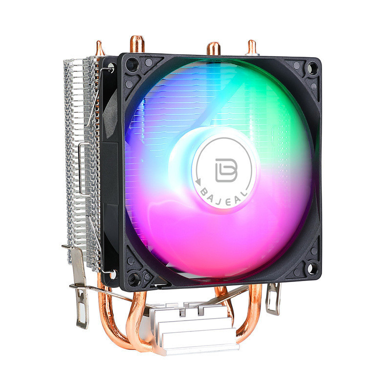 Quạt cpu ống đồng đôi A200 Bộ tản nhiệt máy tính Thích hợp cho INTEL AMD Desktop Lưỡi quạt lớn đa dạ