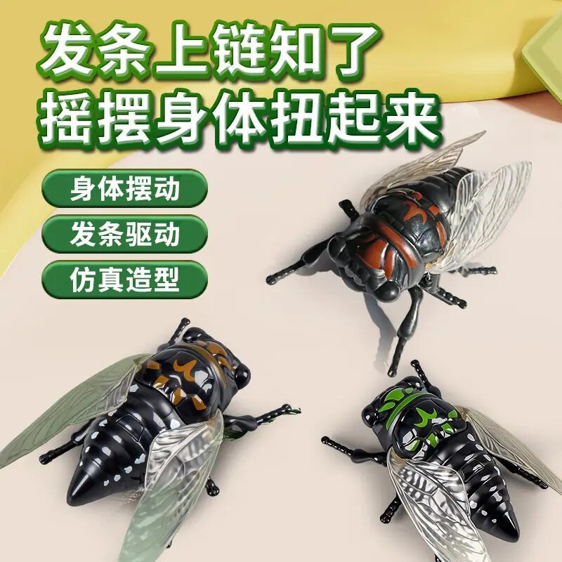 Phong Cách Mới Cuộn Dây Kiến Thức Giả Bò Sát Cuộn Dây Đồng Hồ Đồ Chơi Côn Trùng Sáng Tạo Mùa Hè Cica