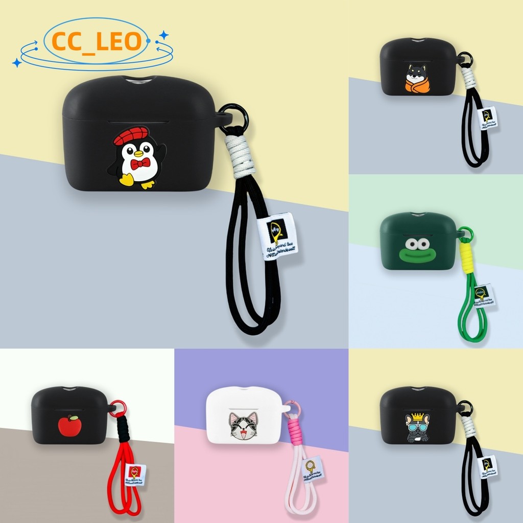 Suitable for Sennheiser Momentum True Wireless 5 Case Silicone Soft Case Cute Penguin Bulldog Cartoo