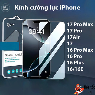  Kính Cường Lực Gor IPHONE 17 Pro Max 17 Pro 1 AIR 17  IP 16 PROMAX 16 PRO 16 15 Pro Max 15 Pro iP 14 Promax Trong Suốt 