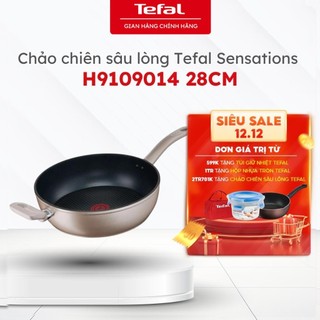  Chảo chiên sâu lòng Tefal Sensations 28cm  H9109014  - Bảo hành chính hãng 24 tháng  HOẢ TỐC HCM  