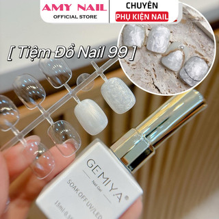  Sơn gel ngọc trai sơn màu lụa trắng siêu hot - chai 15ml 